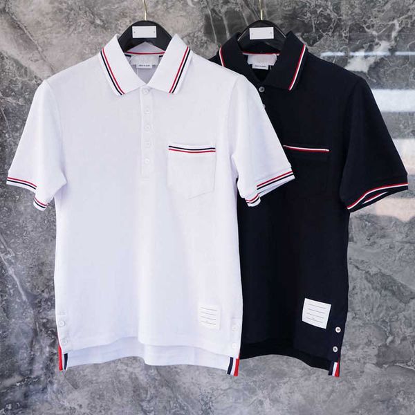 mens womens summer t shirt thoms brownns designers s real goods b pocket short sleeve -shirt men's and women's pearl cotton polo, White;black
mens womens summer t shirt thoms brownns designers s real goods b pocket short sleeve -shirt men's and women's pearl cotton polo, White;black