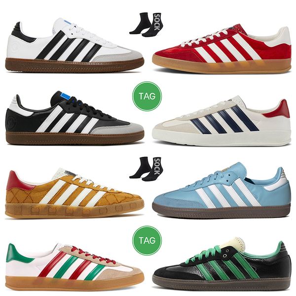 women mens samba running shoes vegan white black gum gazelles monogram wales bonner argentina pink red green velvet gazelle sports trainers
women mens samba running shoes vegan white black gum gazelles monogram wales bonner argentina pink red green velvet gazelle sports trainers