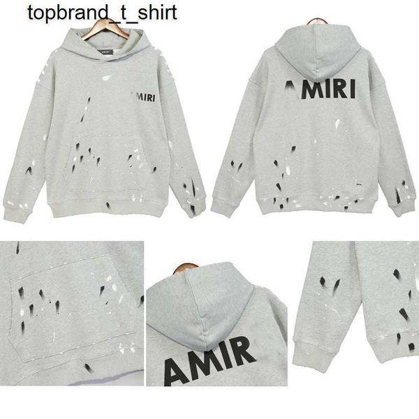 men's hoodies designer sweatshirts amirs same speckle print worn men's women's pullover casual hoodie, Black
men's hoodies designer sweatshirts amirs same speckle print worn men's women's pullover casual hoodie, Black