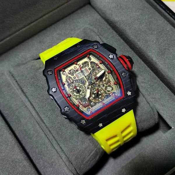 high quanlity luxury men's watches 6-pin chronograph unique creative sports business silicone strap quartz wristwatches for m262l, Slivery;brown
high quanlity luxury men's watches 6-pin chronograph unique creative sports business silicone strap quartz wristwatches for m262l, Slivery;brown