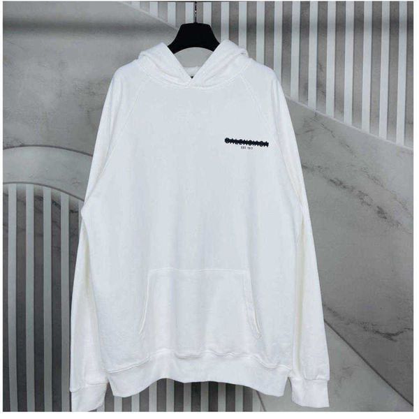 fashion brand designer hoodies seal tape letter print men's and women's hooded sweater white balanciagas, Black
fashion brand designer hoodies seal tape letter print men's and women's hooded sweater white balanciagas, Black