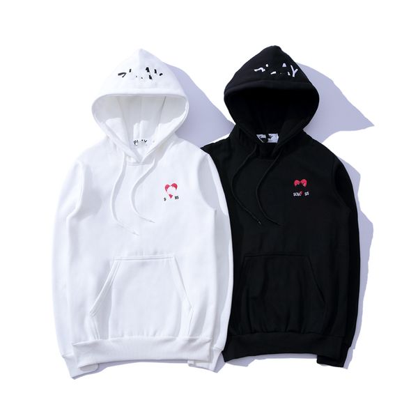 men's hoodie designer pure cotton little love embroidery jiarong loose version be all-match fashion sweethearts sports shirt, Black
men's hoodie designer pure cotton little love embroidery jiarong loose version be all-match fashion sweethearts sports shirt, Black