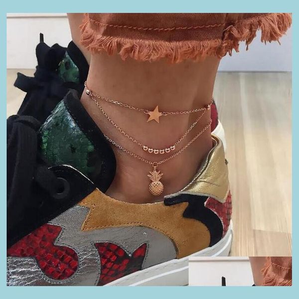 anklets mtilayer men women anklets jewelry pine beaded stars pendant ankles bracelets drop delivery dhz0w, Red;blue
anklets mtilayer men women anklets jewelry pine beaded stars pendant ankles bracelets drop delivery dhz0w, Red;blue