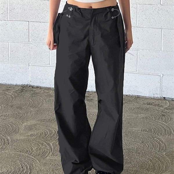 women's pants capris weekeep y2k cargo drawstring low rise baggy straight casual women streetwear all-match trousers harajuku 90s leggi, Black;white
women's pants capris weekeep y2k cargo drawstring low rise baggy straight casual women streetwear all-match trousers harajuku 90s leggi, Black;white