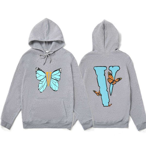 men's hoody vlo one fashion designer butterfly hoodie men women hoodies cotton terry pullover friends long sleeve oversize z4g3, Black
men's hoody vlo one fashion designer butterfly hoodie men women hoodies cotton terry pullover friends long sleeve oversize z4g3, Black