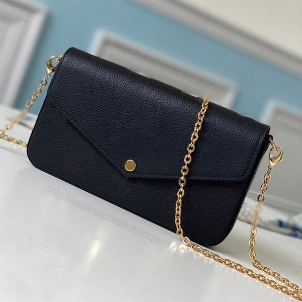 pruse luxurys designers black bags 3pcs set bags woman fashion phone crossbody shoulder bag chain tote clutchbag handbags removable multi po
pruse luxurys designers black bags 3pcs set bags woman fashion phone crossbody shoulder bag chain tote clutchbag handbags removable multi po
