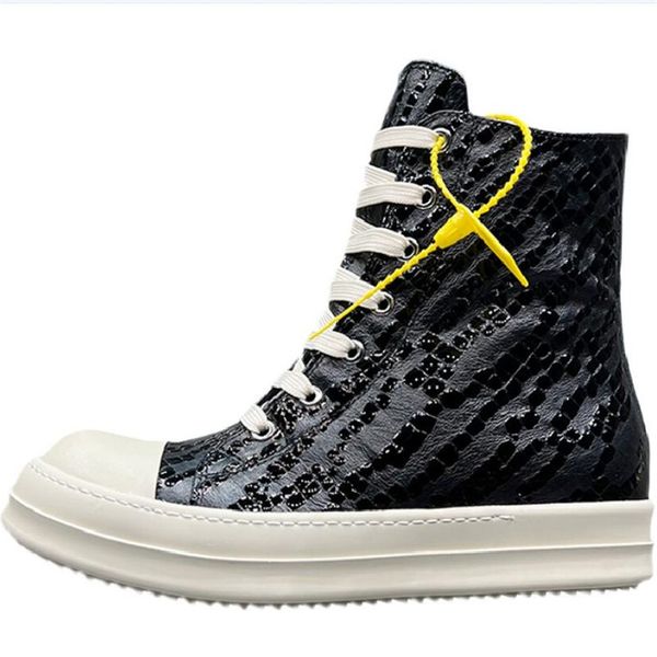 high women black designer boots anti-slip men platform boot genuine leather woman man chunky heel boot
high women black designer boots anti-slip men platform boot genuine leather woman man chunky heel boot