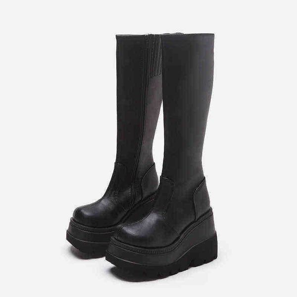 women boots american gothic style thick soled motorcycle knight below the knee big head show thin high tube female 07091011, Black
women boots american gothic style thick soled motorcycle knight below the knee big head show thin high tube female 07091011, Black