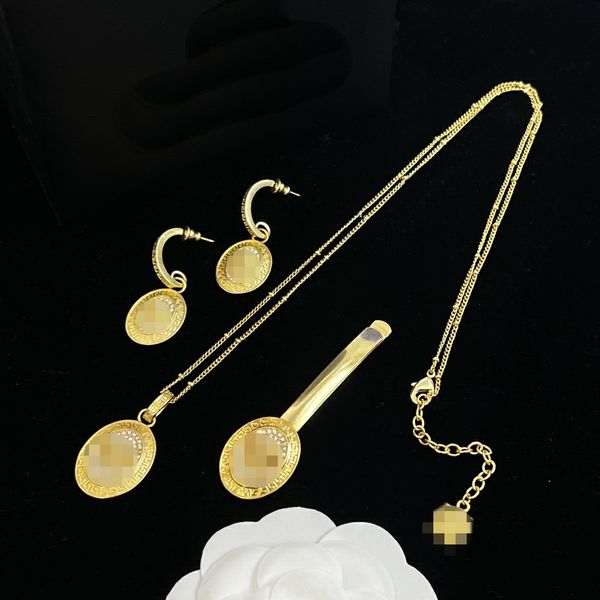 fashion luxury designed necklaces earring hairpin sets banshee medusa head portrait full diamonds pendant women's jewelry gifts ms16 --, Black
fashion luxury designed necklaces earring hairpin sets banshee medusa head portrait full diamonds pendant women's jewelry gifts ms16 --, Black