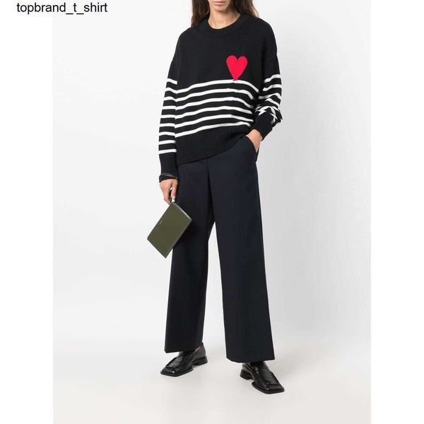men's sweaters designer poison home develops amis men women's same love embroidery black white striped classic wool, White;black
men's sweaters designer poison home develops amis men women's same love embroidery black white striped classic wool, White;black