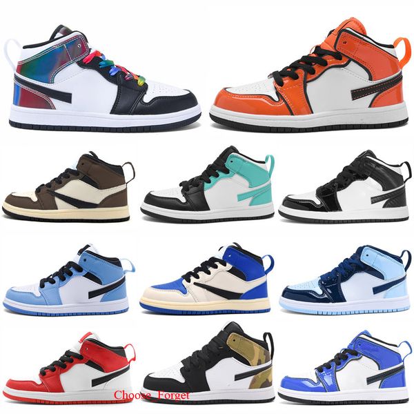 1 basketball kids shoes boy girl shoes game royal obsidian chicago bred sneakers 24-35, Black
1 basketball kids shoes boy girl shoes game royal obsidian chicago bred sneakers 24-35, Black