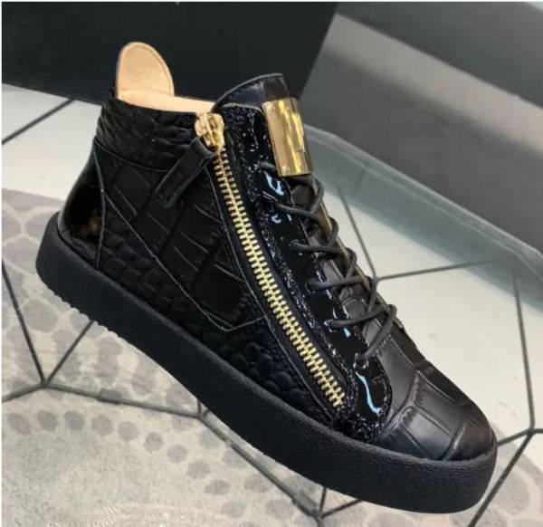 casual shoes real leather sneakers men shoes chaussures de designer loafers martin frankie the crocodile grain d giuseppes zanotties uim, Black
casual shoes real leather sneakers men shoes chaussures de designer loafers martin frankie the crocodile grain d giuseppes zanotties uim, Black