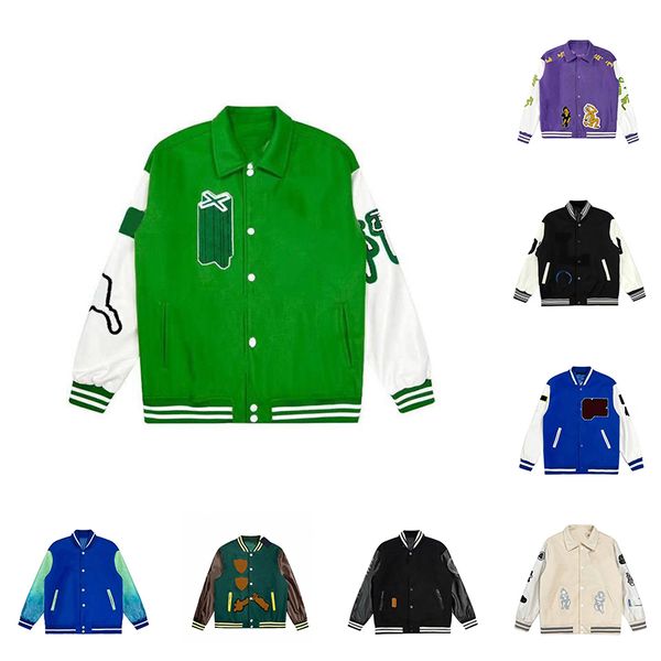 mens jackets baseball jacket letters stitching embroidery autumn and winter outerwear men loose causal outwear coats, Black;brown
mens jackets baseball jacket letters stitching embroidery autumn and winter outerwear men loose causal outwear coats, Black;brown