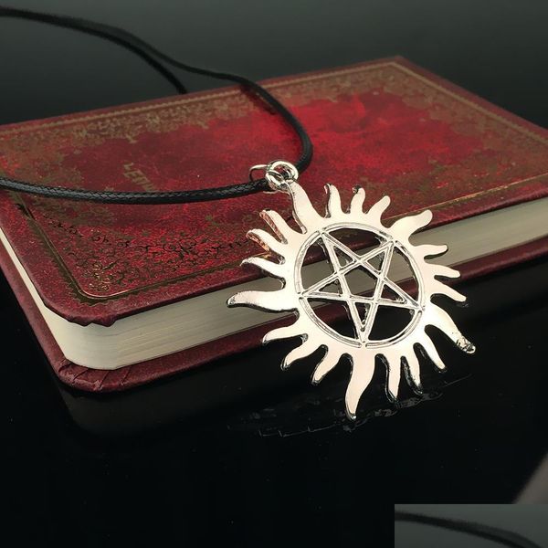 pendant necklaces sun pendant necklace supernatural star for women men movie jewelry fasion fivepointed beautifly drop delivery neck dhah0, Silver
pendant necklaces sun pendant necklace supernatural star for women men movie jewelry fasion fivepointed beautifly drop delivery neck dhah0, Silver