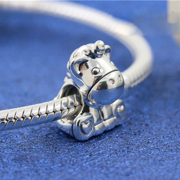 925 sterling silver bruno the unicorn bead fits european pandora style jewelry charm jewelry bracelets2284, Black
925 sterling silver bruno the unicorn bead fits european pandora style jewelry charm jewelry bracelets2284, Black