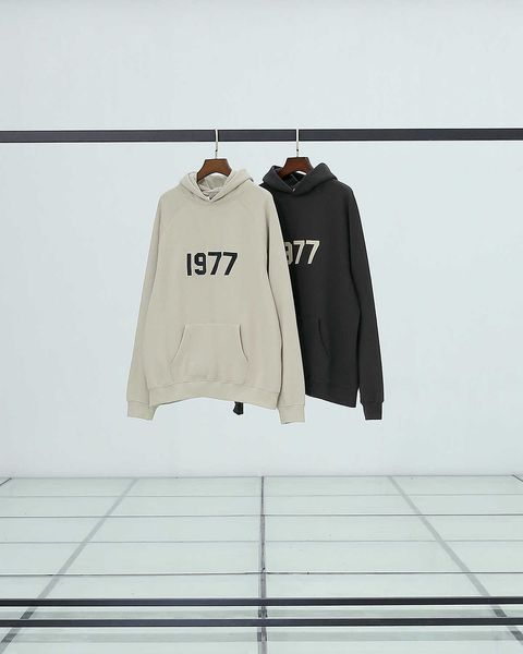 men's hoody fashion fog designer esenti fall and winter 1977 hoodie men women sweatshirt oversize cotton casual brand 8dyh with pocket, Black
men's hoody fashion fog designer esenti fall and winter 1977 hoodie men women sweatshirt oversize cotton casual brand 8dyh with pocket, Black