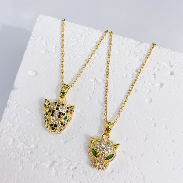 18k gold good lucky leopard pendant necklace micro pave women wedding jewelry, Silver
18k gold good lucky leopard pendant necklace micro pave women wedding jewelry, Silver