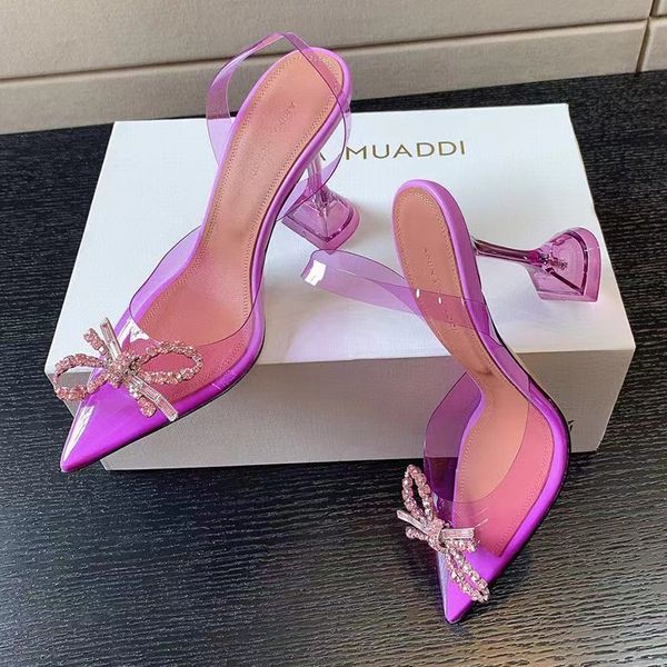 muaddi sandals amina dress shoes bowknot crystal diamond decoration transparent pvc wine cup heels, Black
muaddi sandals amina dress shoes bowknot crystal diamond decoration transparent pvc wine cup heels, Black