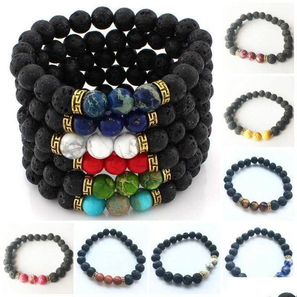 beaded lava rock stone beads bracelet charm natural turquoise tiger eye fashion jewelry crafts men chakra drop delivery bracelets dhsyw, Black
beaded lava rock stone beads bracelet charm natural turquoise tiger eye fashion jewelry crafts men chakra drop delivery bracelets dhsyw, Black