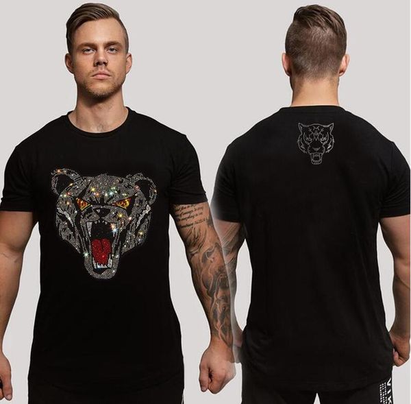2023 mens designer rhinestone t shirt pullover outwear streetwear slim fit, White;black
2023 mens designer rhinestone t shirt pullover outwear streetwear slim fit, White;black
