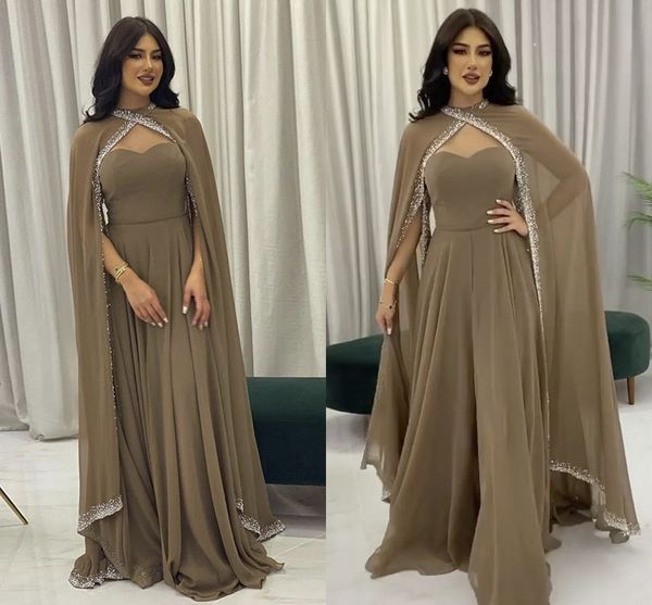 luxury crystal dubai brown women prom party dress 2023 cape sleeves beaded chiffon muslim evening formal gowns robes de soiree vestidos fiea, Black
luxury crystal dubai brown women prom party dress 2023 cape sleeves beaded chiffon muslim evening formal gowns robes de soiree vestidos fiea, Black
