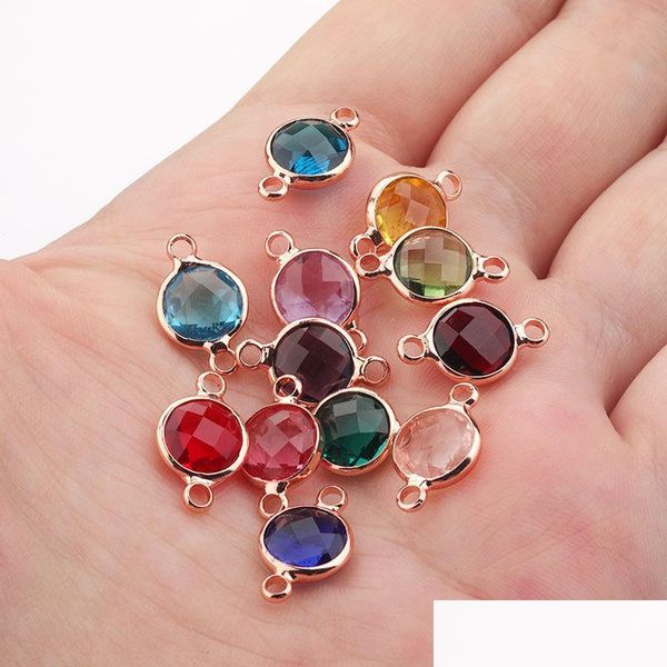 charms wholesale diy jewelry double hook charms 18k gold plated 8mm round crystal birthstone drop delivery findings components dhp7a, Bronze;silver
charms wholesale diy jewelry double hook charms 18k gold plated 8mm round crystal birthstone drop delivery findings components dhp7a, Bronze;silver