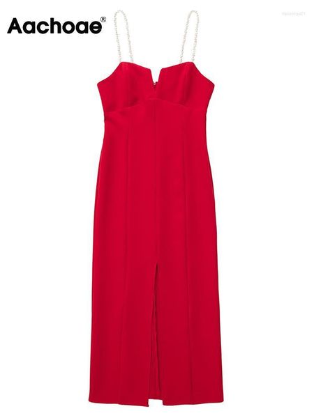 casual dresses women red color midi fashion spaghetti strap front spilt dinner party ladies solid dress, Black;gray
casual dresses women red color midi fashion spaghetti strap front spilt dinner party ladies solid dress, Black;gray