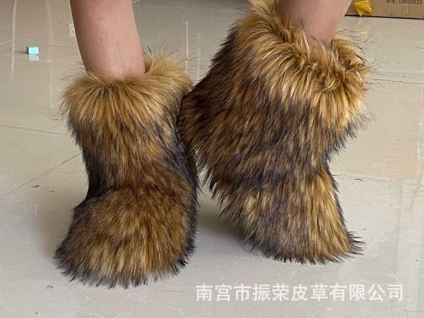 ankle boots women snow boots imitation raccoon fur winter cotton shoes winter plush men 221109, Black
ankle boots women snow boots imitation raccoon fur winter cotton shoes winter plush men 221109, Black