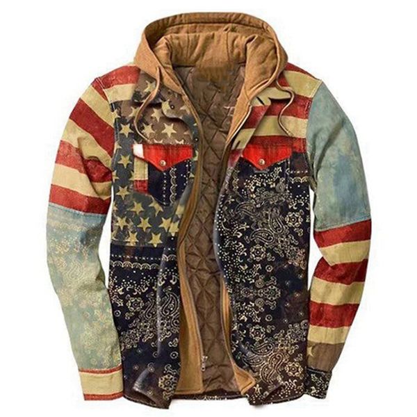 europe and america autumn and winter heavy cotton clothes plaid long sleeve loose hooded jacket coat, Black;brown
europe and america autumn and winter heavy cotton clothes plaid long sleeve loose hooded jacket coat, Black;brown