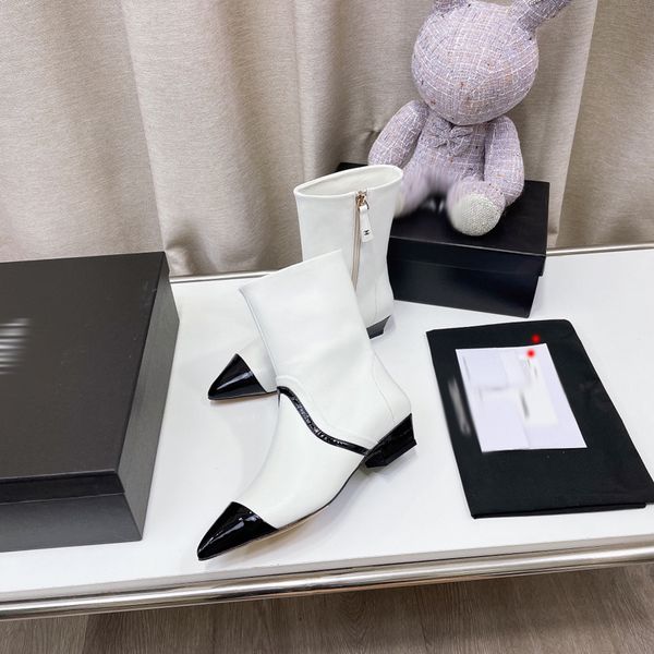 2023 designer women shiny leather nylon hailf boots fashion thick heels martin ankle booties genuine leather combat boot ladies winter platf, Black
2023 designer women shiny leather nylon hailf boots fashion thick heels martin ankle booties genuine leather combat boot ladies winter platf, Black