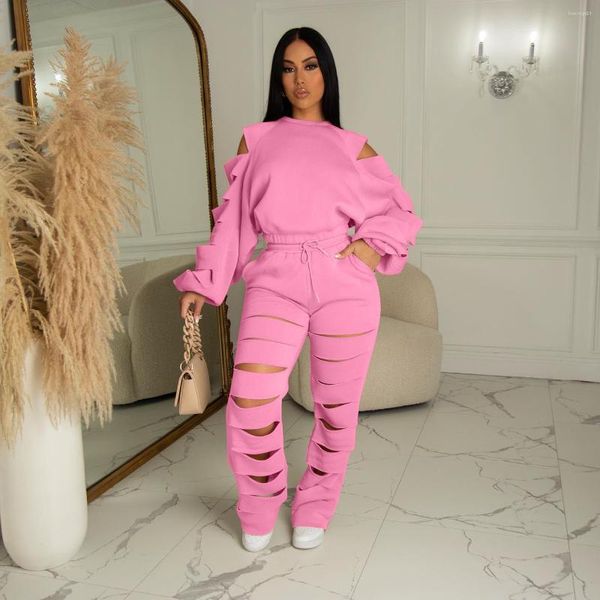 women's two piece pants ins high-end solid hollow out hoodies set hooded full sleeve high street long wide leg women, White
women's two piece pants ins high-end solid hollow out hoodies set hooded full sleeve high street long wide leg women, White