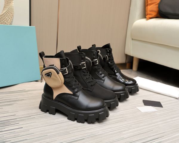 famous brand women's wallet boots designer fashion leather triangle logo up martin boots outdoor casual shoes lace box dust bag size 35, Black
famous brand women's wallet boots designer fashion leather triangle logo up martin boots outdoor casual shoes lace box dust bag size 35, Black