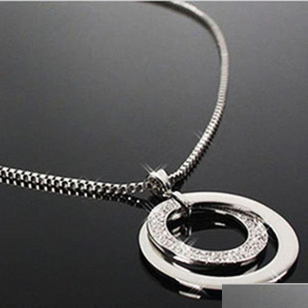pendant necklaces necklaces pendant crystal rhinestone long chain necklace drop delivery jewelry pendants dh96t, Silver
pendant necklaces necklaces pendant crystal rhinestone long chain necklace drop delivery jewelry pendants dh96t, Silver
