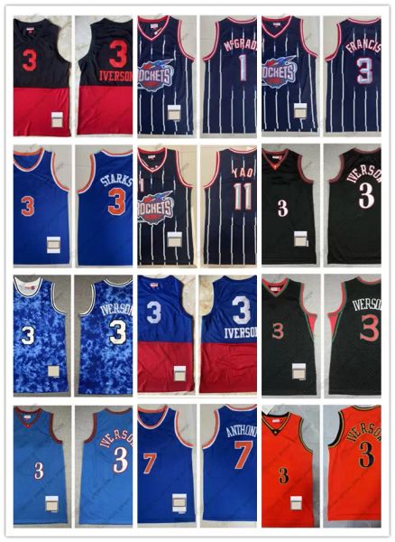 2022 new retro mitchell and ness basketball jerseys 1 tracy francis mcgrady 11 yao starks ming john 7 carmelo iverson anthony 3 allen white, Black;red
2022 new retro mitchell and ness basketball jerseys 1 tracy francis mcgrady 11 yao starks ming john 7 carmelo iverson anthony 3 allen white, Black;red