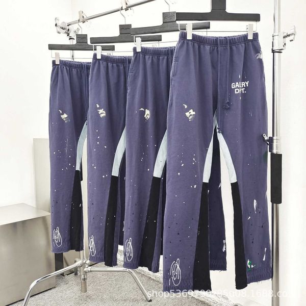 glleryes designer brand pants trendy dept hand painted graffiti remake stitched high street hip hop horn casual, Black
glleryes designer brand pants trendy dept hand painted graffiti remake stitched high street hip hop horn casual, Black