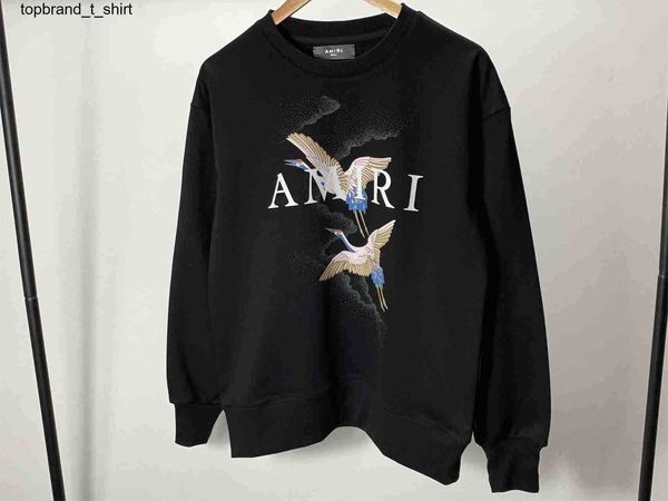 men's hoodies designer sweatshirts amirs crane auspicious cloud letter fashion loose casual streetwear sweater hoodie, Black
men's hoodies designer sweatshirts amirs crane auspicious cloud letter fashion loose casual streetwear sweater hoodie, Black