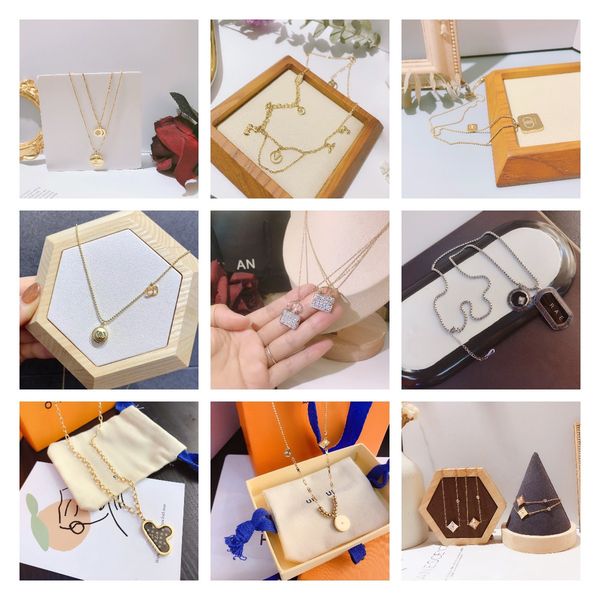 high grade exquisite jewelry necklace collection luxury charm necklaces fashion popular designer high-end design exquisite gift lovers frien, Silver
high grade exquisite jewelry necklace collection luxury charm necklaces fashion popular designer high-end design exquisite gift lovers frien, Silver