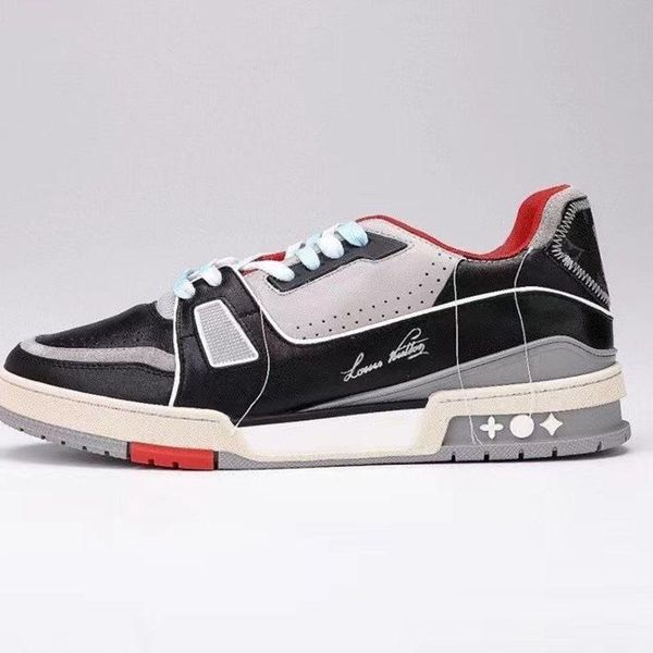 men 's shoes outdoor sneakers sports brand flat designer leather high luxury white casual lace up classic coloraresize35-46 hry pea, Black
men 's shoes outdoor sneakers sports brand flat designer leather high luxury white casual lace up classic coloraresize35-46 hry pea, Black