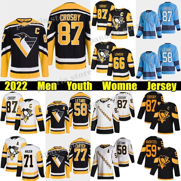#58 kris letang reverse retro hockey jersey #71 evgeni malkin penguins#66 mario lemieux jeff carter bryan rust jason zucker kasperi kapanen, Black;red
#58 kris letang reverse retro hockey jersey #71 evgeni malkin penguins#66 mario lemieux jeff carter bryan rust jason zucker kasperi kapanen, Black;red