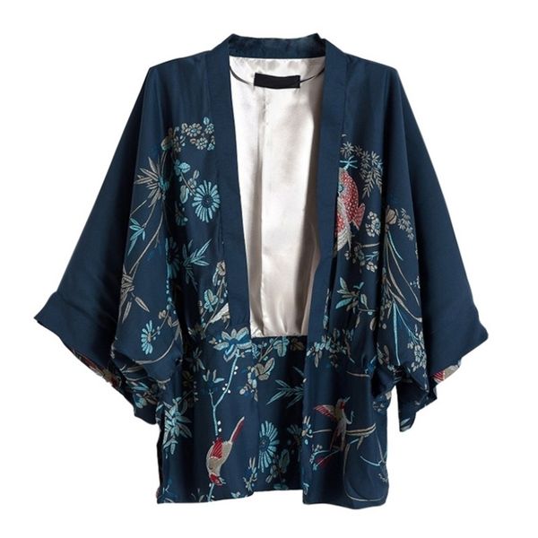 women's jackets vintage summer women outerwear cardigan flowers birds printed chiffon sun protection kimono shirt 221109, Black;brown
women's jackets vintage summer women outerwear cardigan flowers birds printed chiffon sun protection kimono shirt 221109, Black;brown