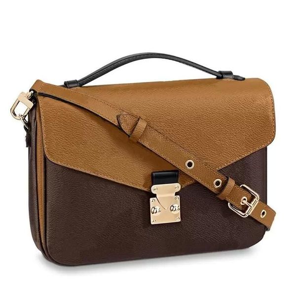 

High Quality Bag Handbag women Sale Discount Genuine leather match pattern Date code Serial number Shoulder damier letters plaid Messenger B, 22x10x18cm