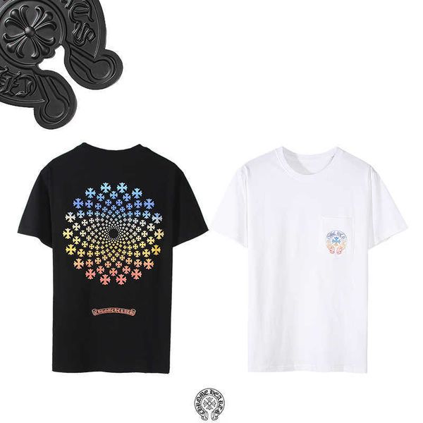 trendy summer ch croft gradient rotary print crew neck short sleeve t-shirt ins unisex, White;black
trendy summer ch croft gradient rotary print crew neck short sleeve t-shirt ins unisex, White;black