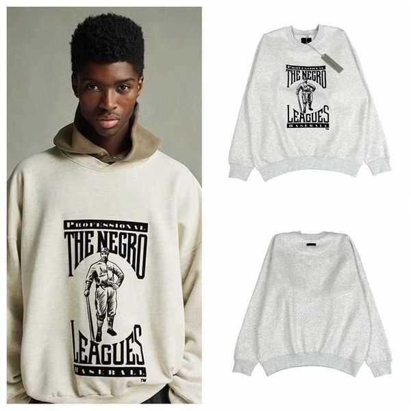 men's hoody fashion fog designer esenti and autumn new baseball print high street men women sweater crew neck loose pullover couples sw, Black
men's hoody fashion fog designer esenti and autumn new baseball print high street men women sweater crew neck loose pullover couples sw, Black