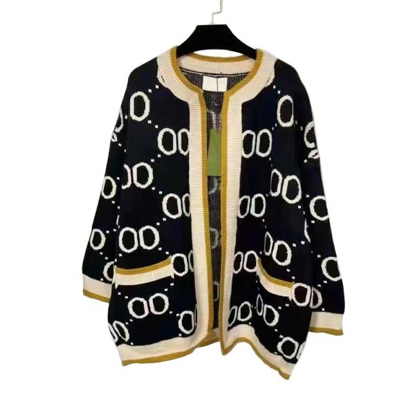 womens cardigan designer sweater women coats knitted pullover autumn winter long sleeve letter jacquard fashion casual coat, White;black
womens cardigan designer sweater women coats knitted pullover autumn winter long sleeve letter jacquard fashion casual coat, White;black