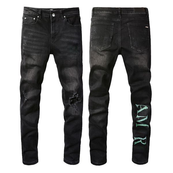 22ss mens jeans distressed motorcycle biker jean rock skinny slim ripped hole letter quality brand hip hop denim pants, Blue
22ss mens jeans distressed motorcycle biker jean rock skinny slim ripped hole letter quality brand hip hop denim pants, Blue