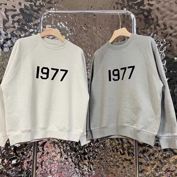 flocking print men's designer sweaters hoodies double line essentailss round sweatshirts neck sweater for and women, Black
flocking print men's designer sweaters hoodies double line essentailss round sweatshirts neck sweater for and women, Black