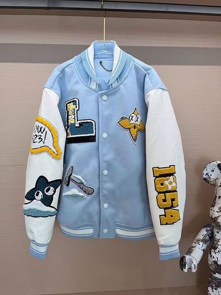 2022 high street vintage varsity baseball jacket men dinosaur letter embroidery patchwork jackets fashion casual oversize coat autumn, Black;brown
2022 high street vintage varsity baseball jacket men dinosaur letter embroidery patchwork jackets fashion casual oversize coat autumn, Black;brown