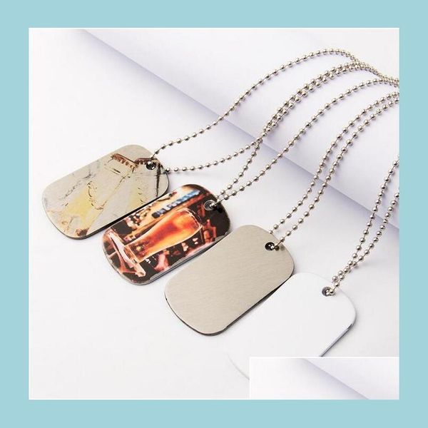 pendant necklaces sublimation blank pendant necklace metal heat transfer creative dog tag diy hip hop decorative necklaces with chai dh4ug, Silver
pendant necklaces sublimation blank pendant necklace metal heat transfer creative dog tag diy hip hop decorative necklaces with chai dh4ug, Silver