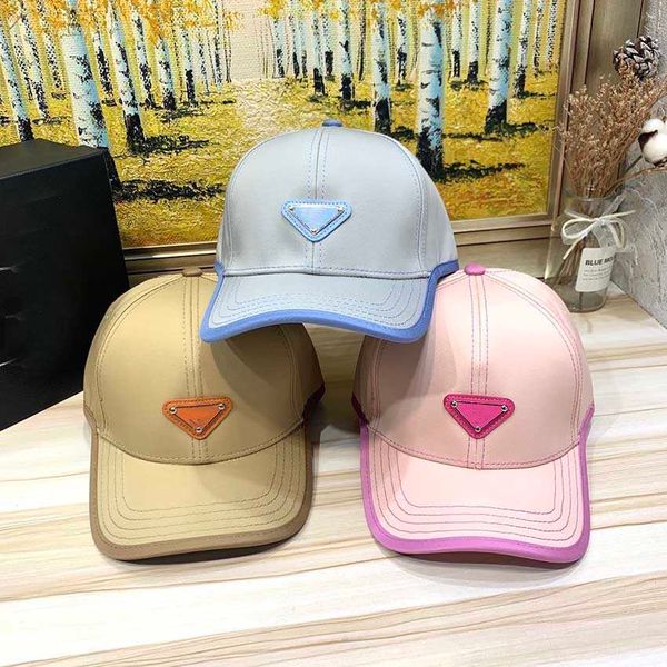 mens canvas baseball hat designers caps hats women fitted cap fashion fedora letter stripe 2022 2023, Blue;gray