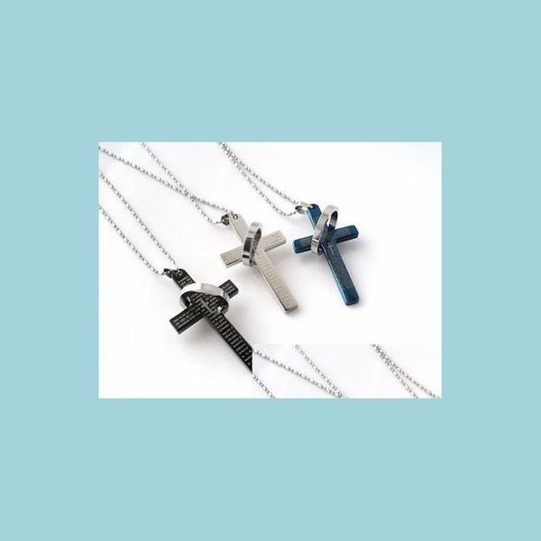 pendant necklaces men stainless steel necklace statement the bible cross titanium man lovers necklaces drop delivery jewelry pendants dhcmq, Silver
pendant necklaces men stainless steel necklace statement the bible cross titanium man lovers necklaces drop delivery jewelry pendants dhcmq, Silver